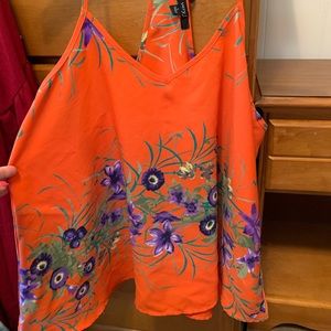 Summer tank top floral